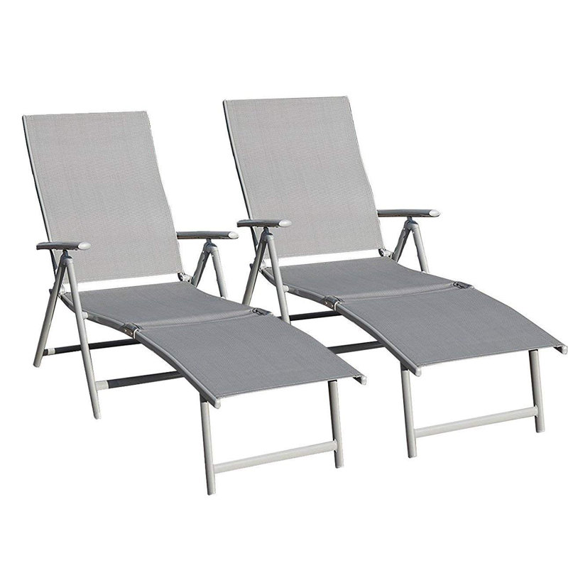 Andover Mills™ Caitlynn Reclining Sun Lounger Set & Reviews Wayfair